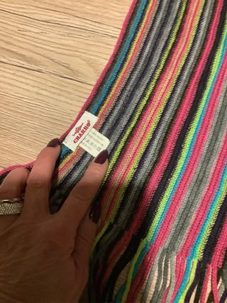 Sciarpa uomo lana Charro multicolor