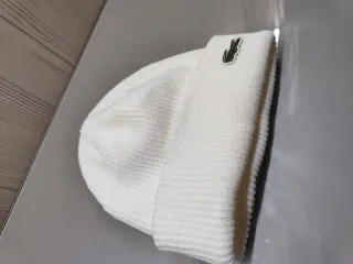 Gorro Lacoste Blanco unisex