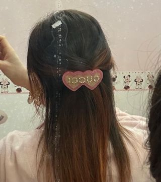 Fermaglio/ferma foulard Gucci cuore strass!