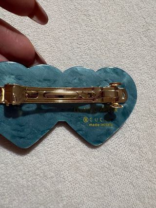 Fermaglio/ferma foulard Gucci cuore strass!