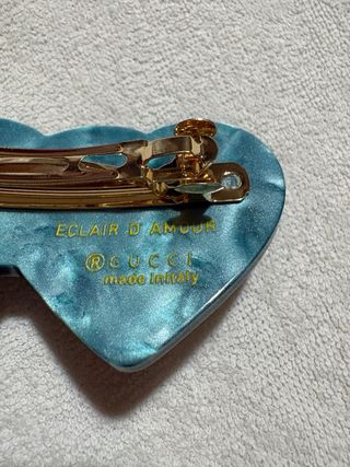 Fermaglio/ferma foulard Gucci cuore strass!