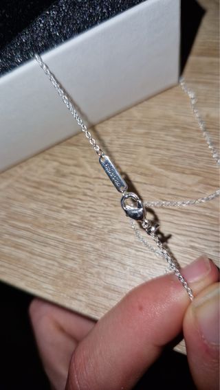 Conjunto Pandora Collar y Pendientes Corazón Rosa