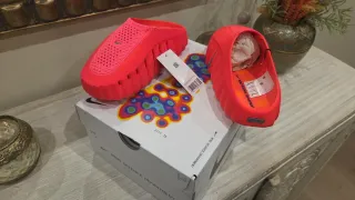 Nike MMW 001 Slide Solar Red Talla 36.5