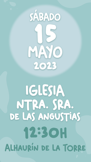 Invitación Comunión niño digital personalizada