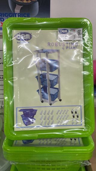 Carrello portaoggetti 4 ripiani