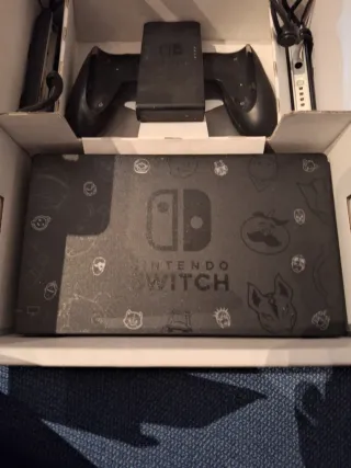 Nintendo Switch Edizione Fortnite +Scatola +SD +Custodia