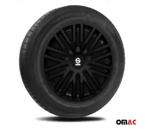 Sparco 4 Tapacubos Bergamo 16 Pulgadas Negros