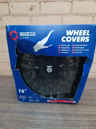 Sparco 4 Tapacubos Bergamo 16 Pulgadas Negros
