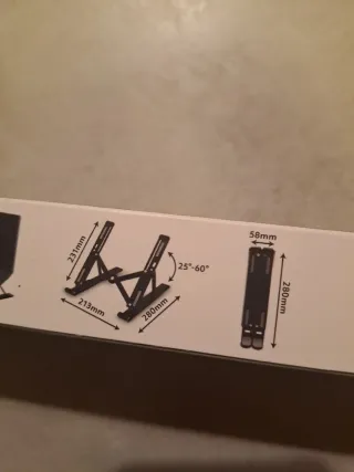 Supporto PC Portatile Pieghevole Regolabile 10 pos