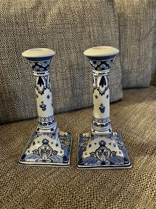 Candelabros Delfts Blauw de Holanda