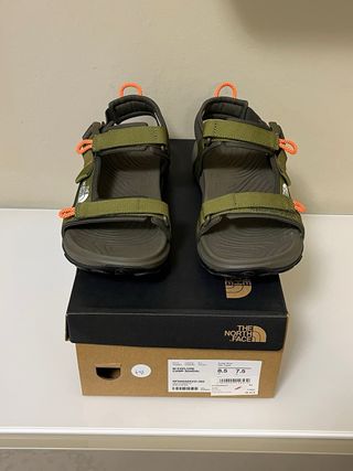 The North Face Sandali Tg 41 Verde Militare Aranci
