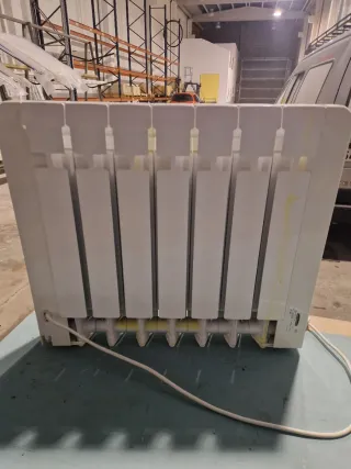 Radiador blanco de aluminio