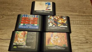 Lote 5 cartuchos Mega Drive Sega