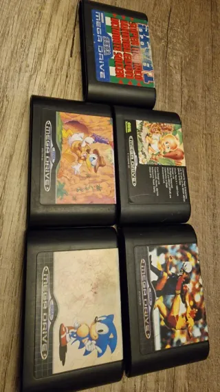 Lote 5 cartuchos Mega Drive Sega
