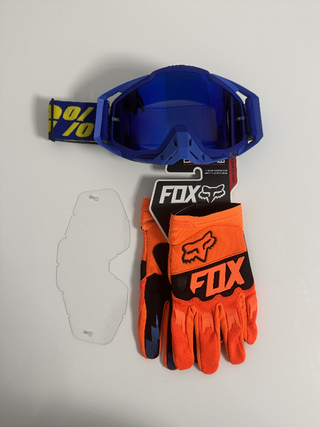 Gafas 100% y Guantes Fox Nuevos 1112