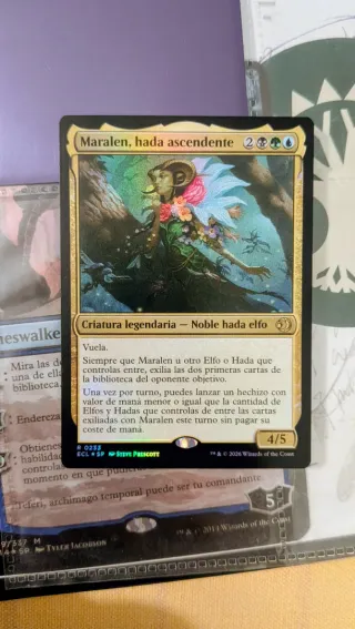 Carta Magic FOIL: "Maralen, hada ascendente"