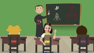 Invitación digital Primera Comunión para niña