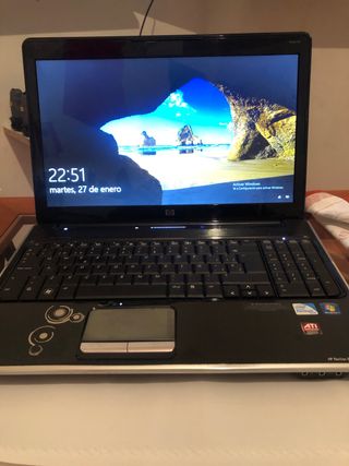 HP Pavilion Portátil Negro/Plateado