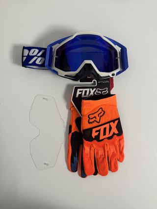 Gafas 100% y Guantes Fox Nuevos 1113