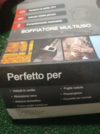 Soffiatore 48V con batteria e caricabatterie