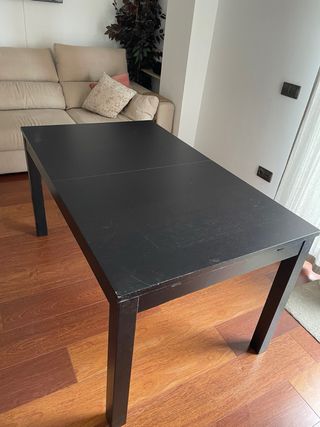 Mesa comedor extensible Ikea madera