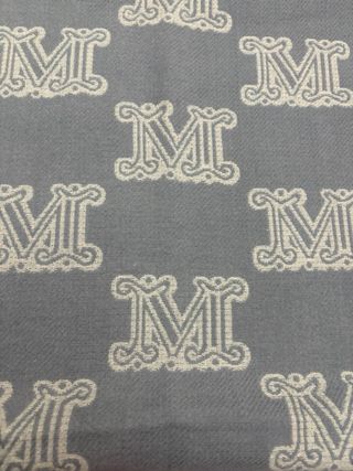 Sciarpa Max Mara grigia con logo