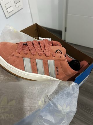Adidas Campus Rosa/Gris Originales