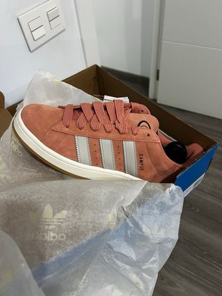 Adidas Campus Rosa/Gris Originales