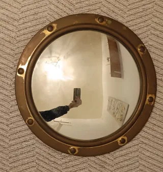 Espejo Convexo Ojo de Buey Años 50