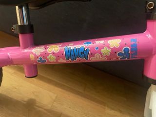 Bicicleta infantil rosa