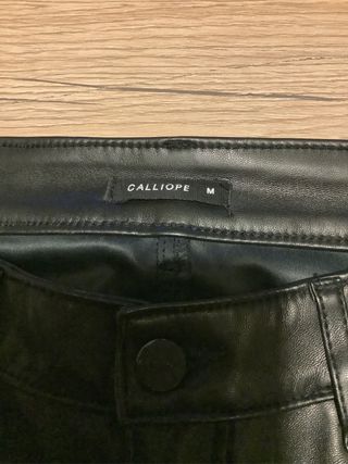 Pantaloni Calliope ecopelle donna taglia M