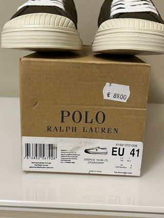 Scarpe Ralph Lauren Tg 41 Verde Oliva