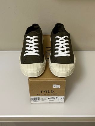 Scarpe Ralph Lauren Tg 41 Verde Oliva