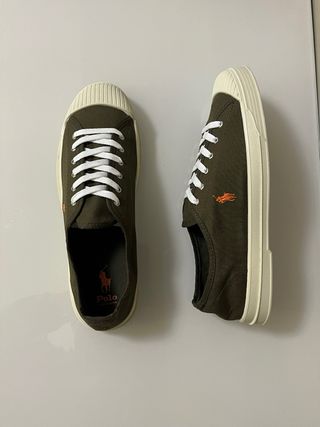 Scarpe Ralph Lauren Tg 41 Verde Oliva