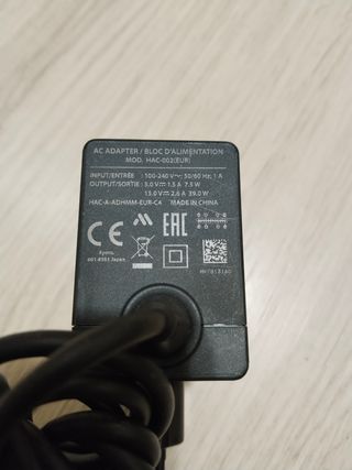 Cargador Nintendo Switch