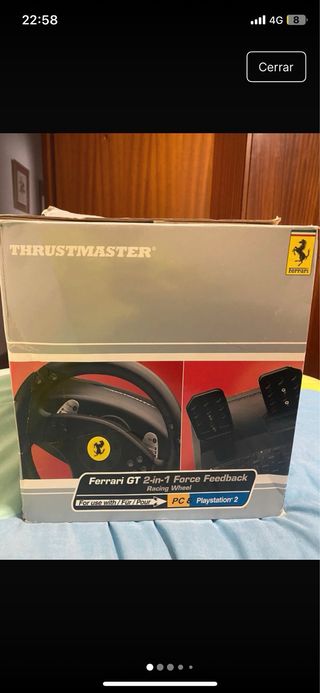 Volante e Pedali Thrustmaster PS2
