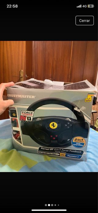 Volante e Pedali Thrustmaster PS2