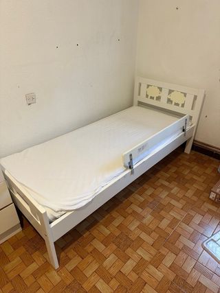 Cama infantil IKEA Kritter blanca