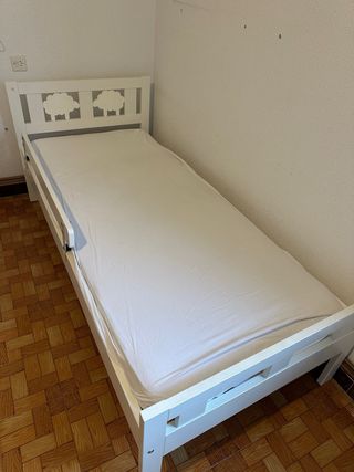 Cama infantil IKEA Kritter blanca