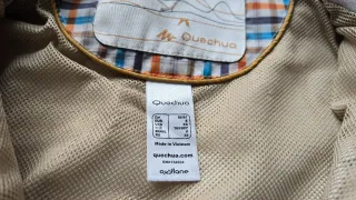 Chaqueta impermeable Quechua blanca mujer