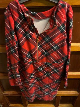 Vestido de cuadros rojo