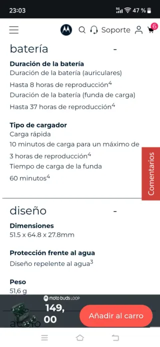 Auriculares Bluetooth Motorola buds loop verdes