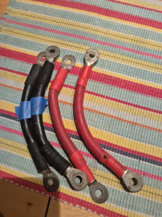 4 Cables Batería Estañados 70mm2