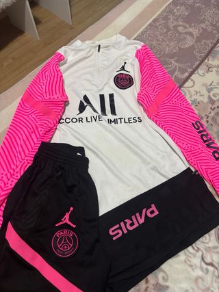 Chándal Jordan PSG Blanco y Negro