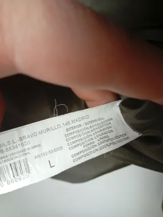 Chaqueta militar Okeysi Talla L