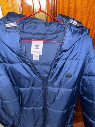 Cazadora Adidas Azul con Capucha