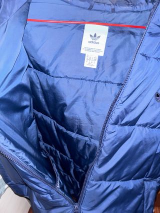 Cazadora Adidas Azul con Capucha