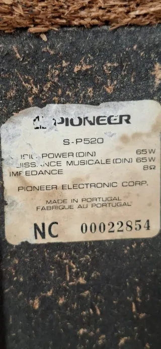 Altavoces Pioneer + pequeño