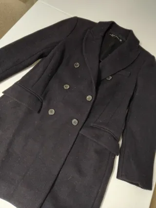 Abrigo Zara Azul Talla XS