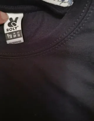 Leggings plateados y camiseta rock T. 9 años